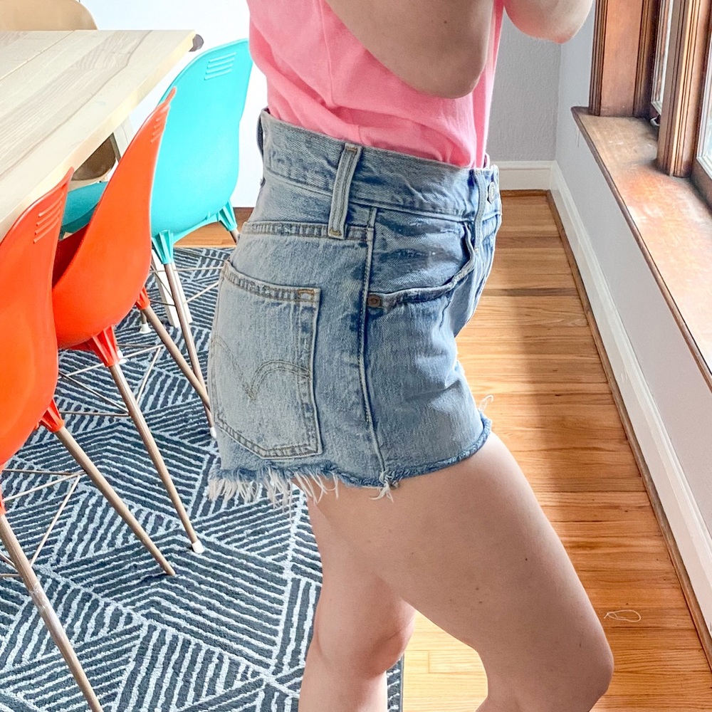 Levi's 501 Cut Offs Denim Shorts